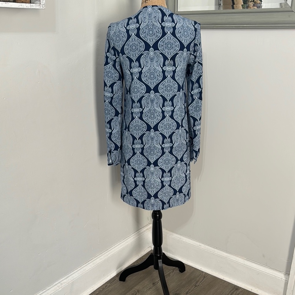 mark. Blue Patterned Dress - Picture 5 of 8